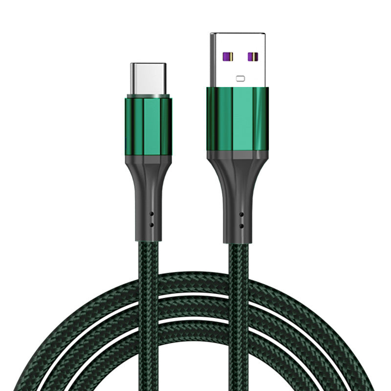 Weaving Type-C Data Cable For Fast Charging Of Mobile Phones