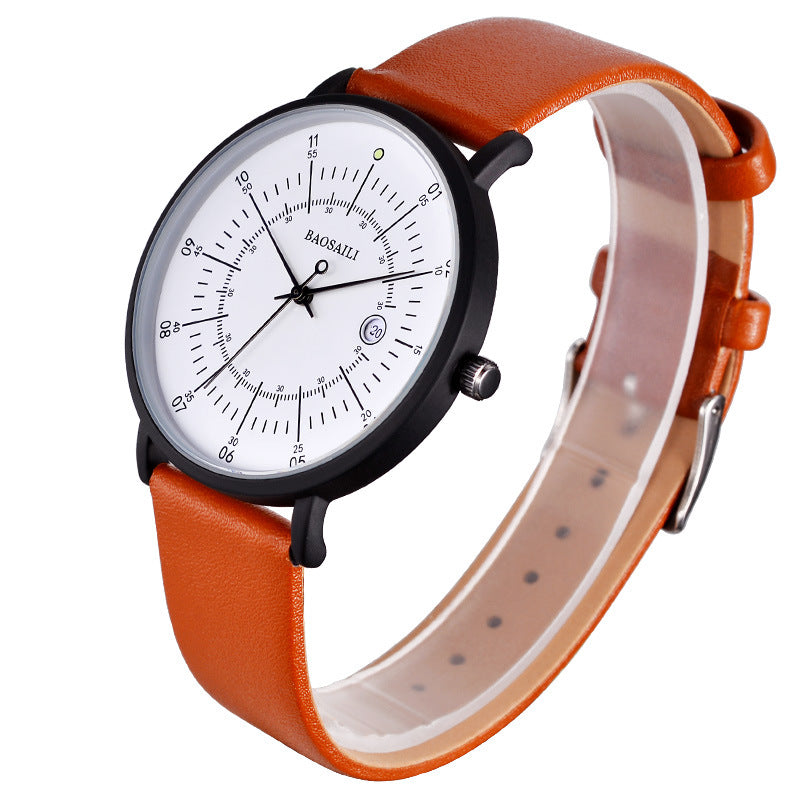 Leather Strap Casual Custom Watch