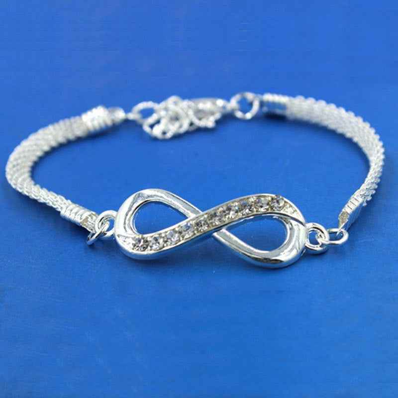 Infinite Diamond Bracelet Personality Simple Unisex