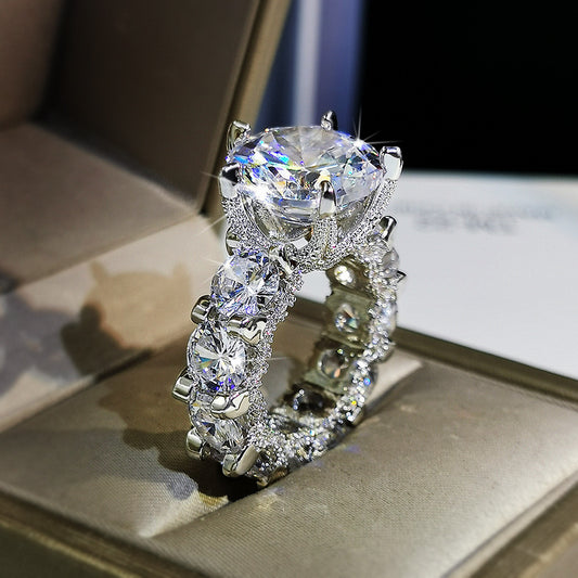 European And American Popular Noble Princess Diamond Ring