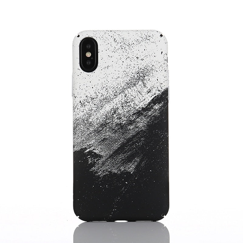 Compatible with Apple , Water paste frosted phone case