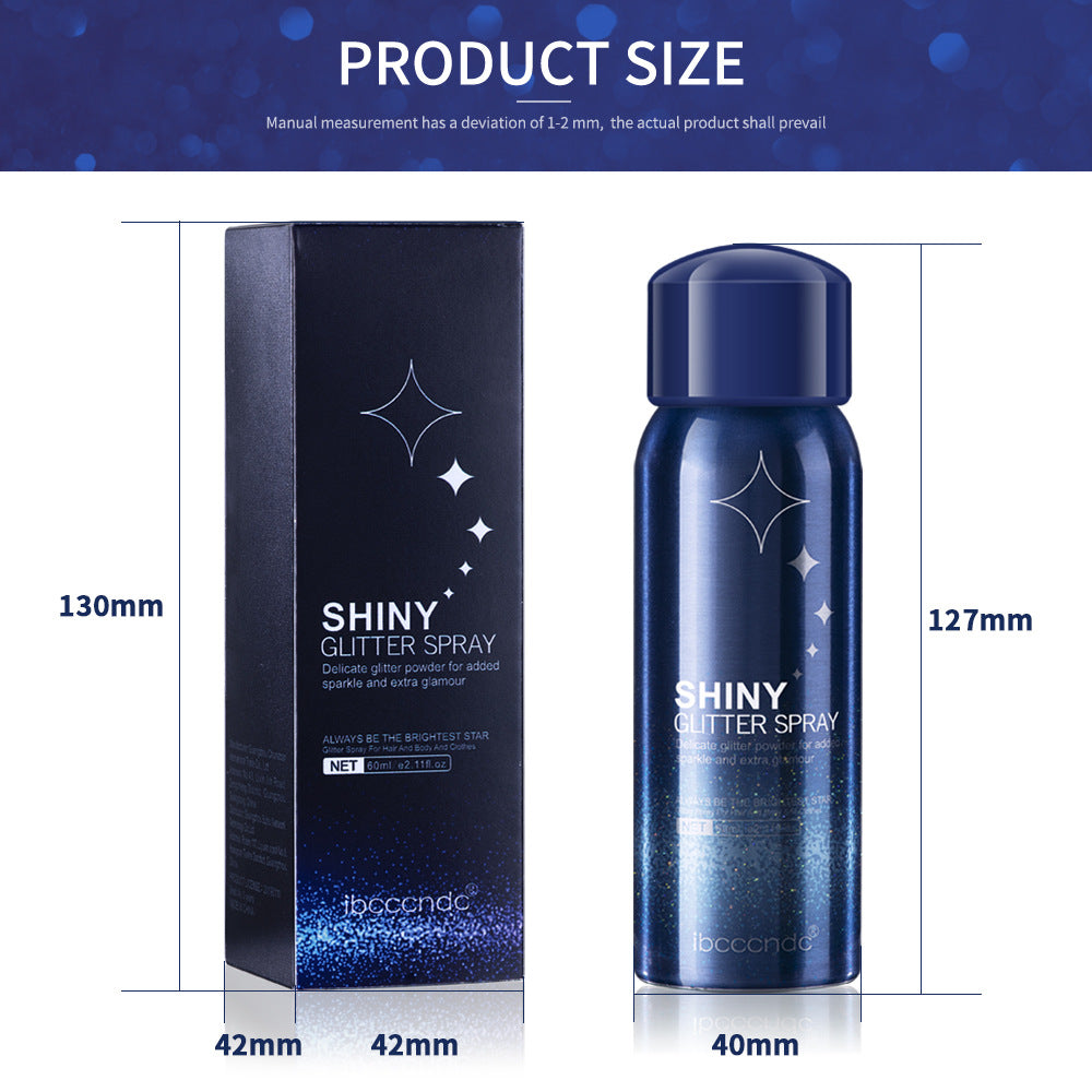 Glitter Spray 60ml Nightclub Party Body Starry Sky