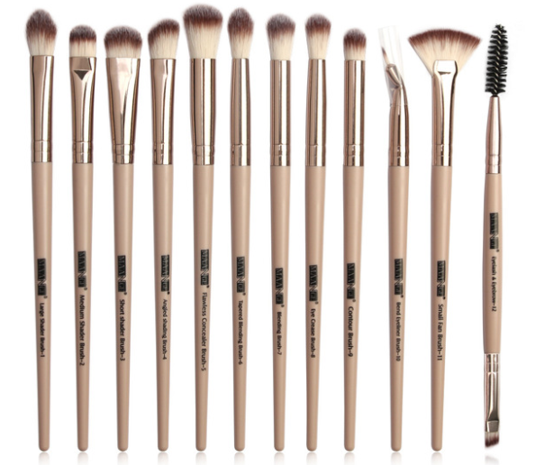 12 makeup brushes set