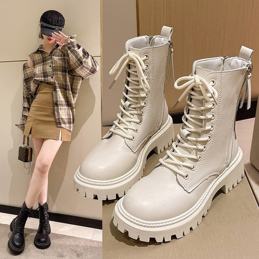 British Platform Female Boots