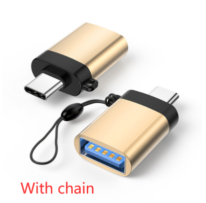 Type-C To Usb3.0 Female Adapter With Chain