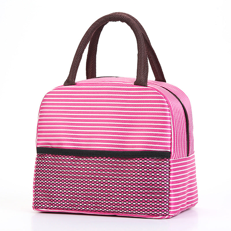 New Classic Striped Lunch Box