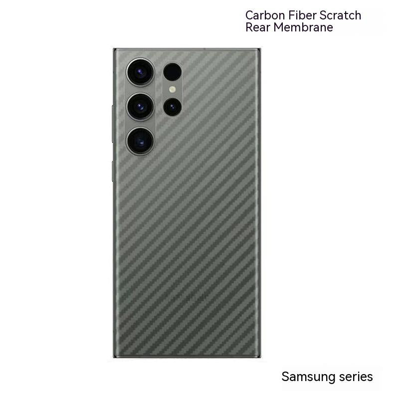 Anti Scratch Carbon Fiber Rear Film For Mobile Phones