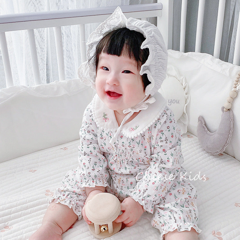 Baby floral jumpsuit