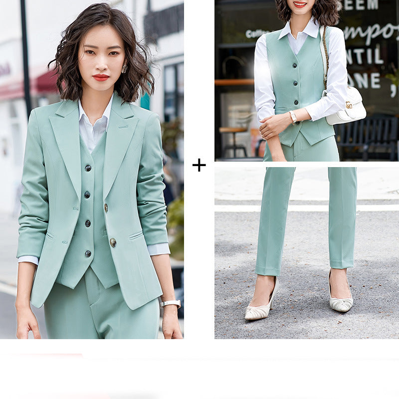 Fashion Lady Simple Little Man Blazer Suit