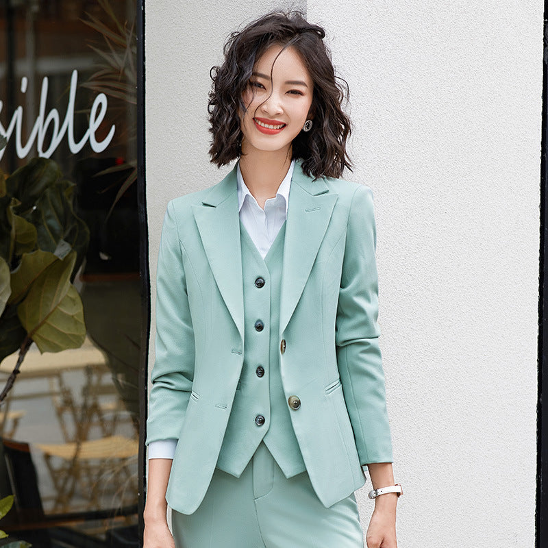 Fashion Lady Simple Little Man Blazer Suit