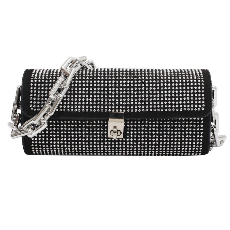 One-shoulder Rhinestone Bag Women's Dinner Hand