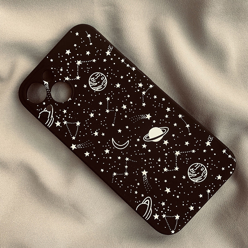 Cosmos Starry Phone Case Silicone Anti-Drop Personality