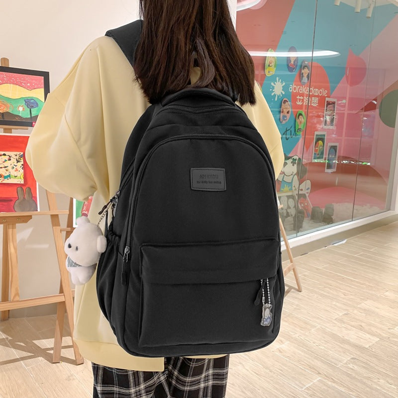 Simple And Versatile, Large Capacity Ins Backpack For Women