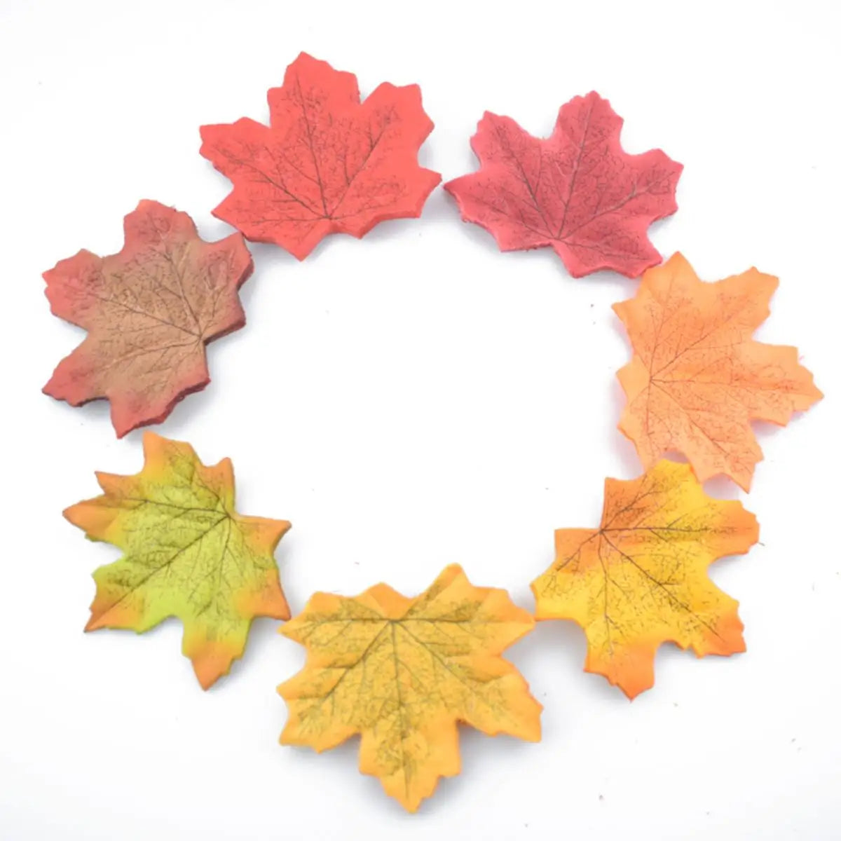 100/200Pcs Autumn Maple Leaf Fall Fake Silk Leaves Craft Wedding Party Decoration Scrapbooking Mixed Fall Fake Flower