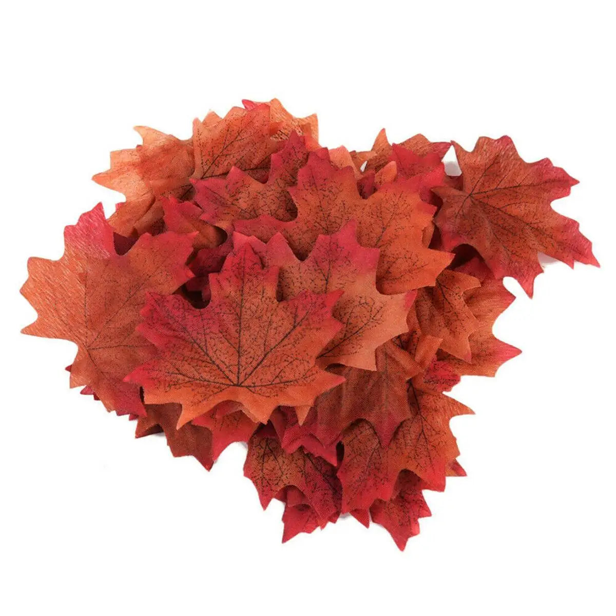 100/200Pcs Autumn Maple Leaf Fall Fake Silk Leaves Craft Wedding Party Decoration Scrapbooking Mixed Fall Fake Flower