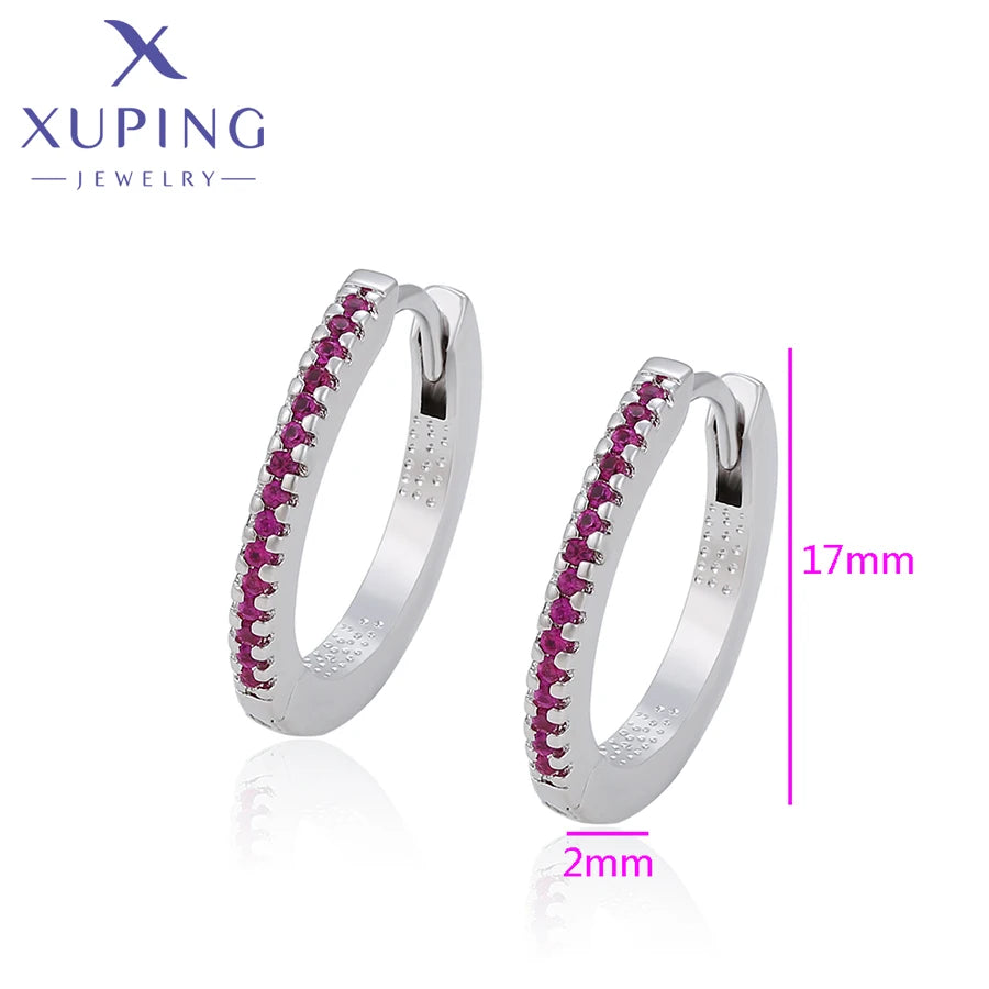 Xuping Jewelry Summer Sale Fashion Newly Trendy Simple Women Huggies Earring on Promotion ZB231