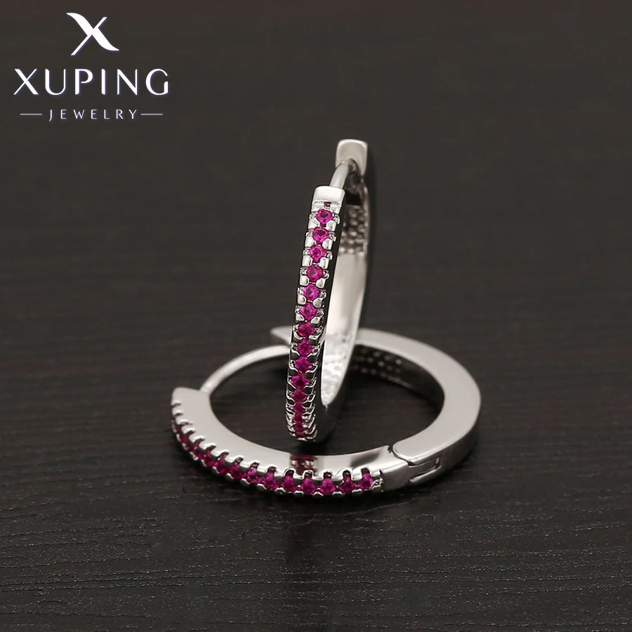 Xuping Jewelry Summer Sale Fashion Newly Trendy Simple Women Huggies Earring on Promotion ZB231