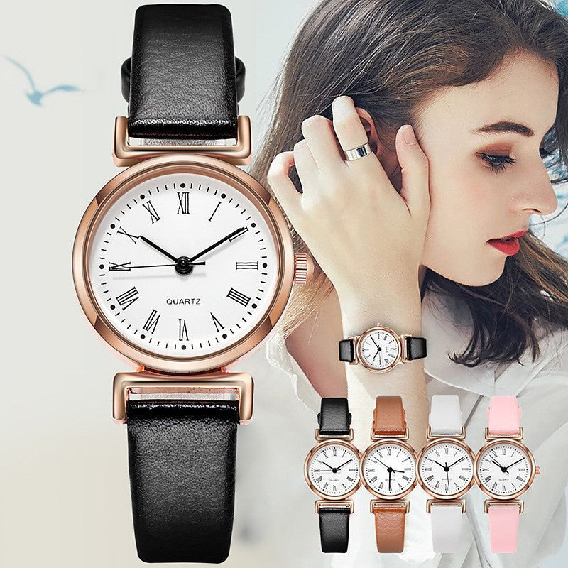 Women's Watch Digital Roman Scale Quartz Watch Live One Piece Dropshipping Watch