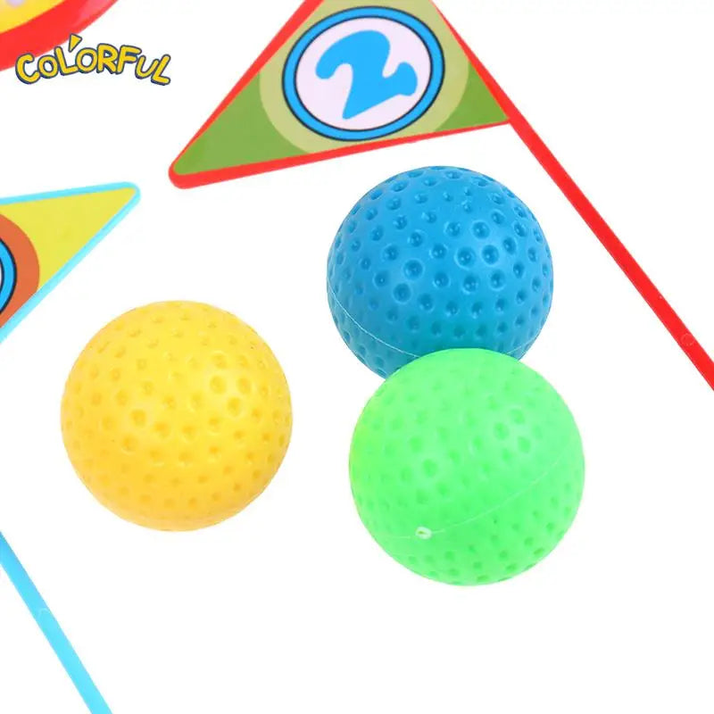 1 Set Outdoor Children Golf Club Toys Plastic Mini Golf Sports Educational Toy