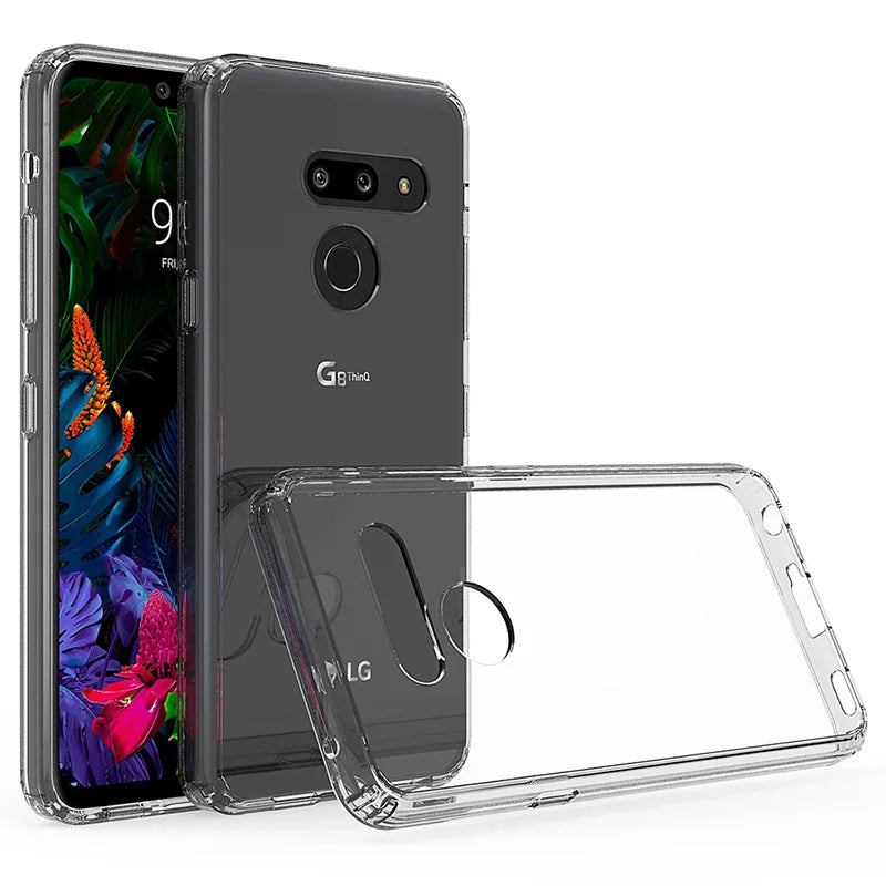 For LG G9 G8 G8S G8X G7 ThinQ Soft Phone TPU Case Transparent Silicone Case for LG Stylo 6 K62 ShockProof Clear Protective Cover