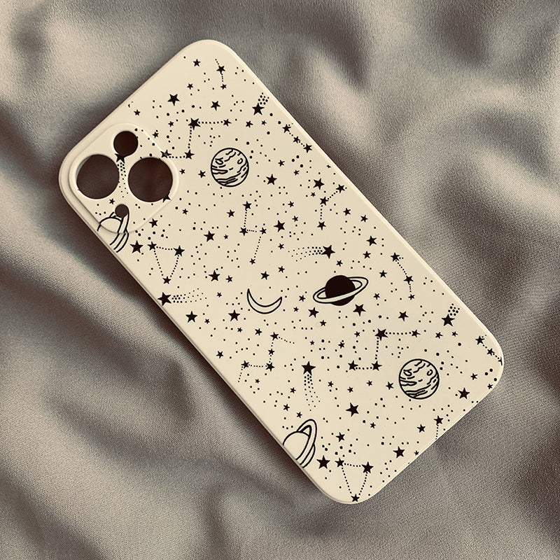 Cosmos Starry Phone Case Silicone Anti-Drop Personality