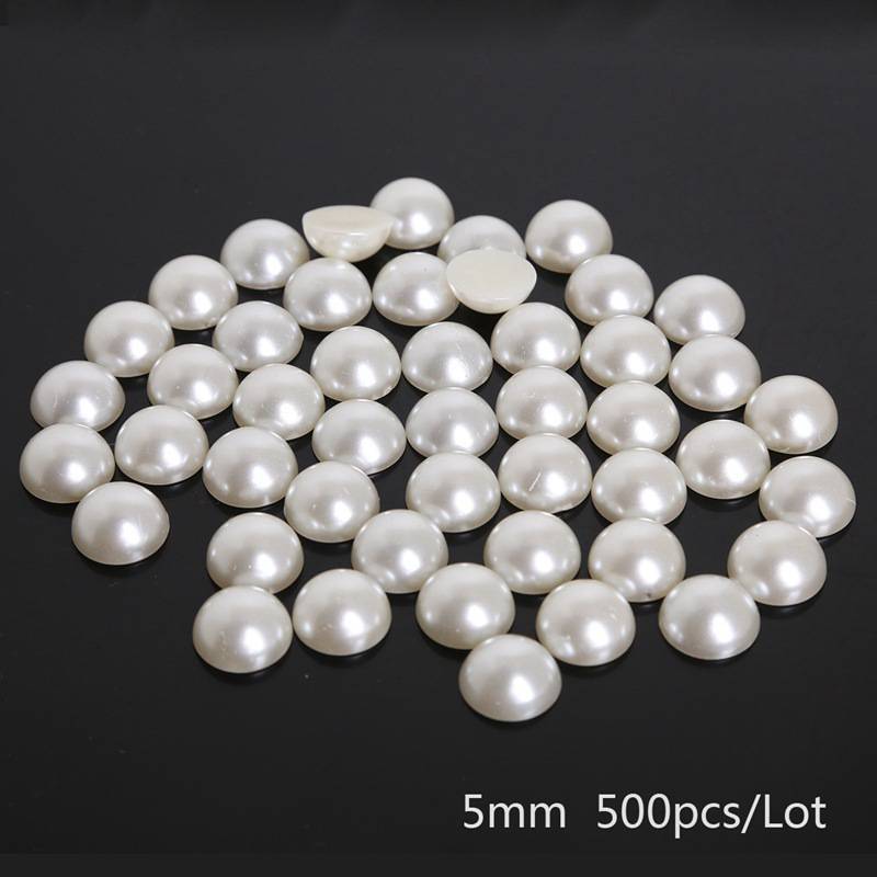 Pearl Loose Beads Handmade Ear Accessories Hair Material