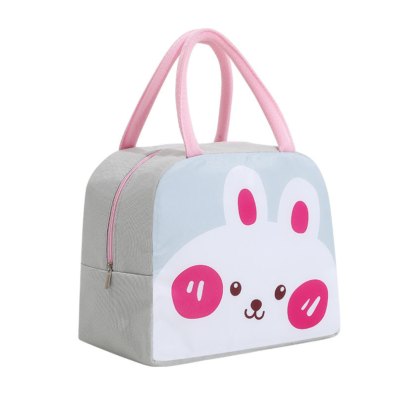 Student Lunch Box Cartoon Lunch Bag Oxford Cloth Thick Aluminum