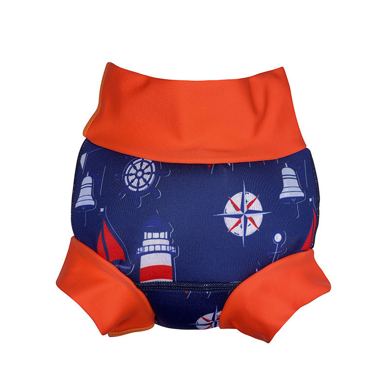 Baby Swimming Trunks Baby Waterproof Leakproof Warm Breathable