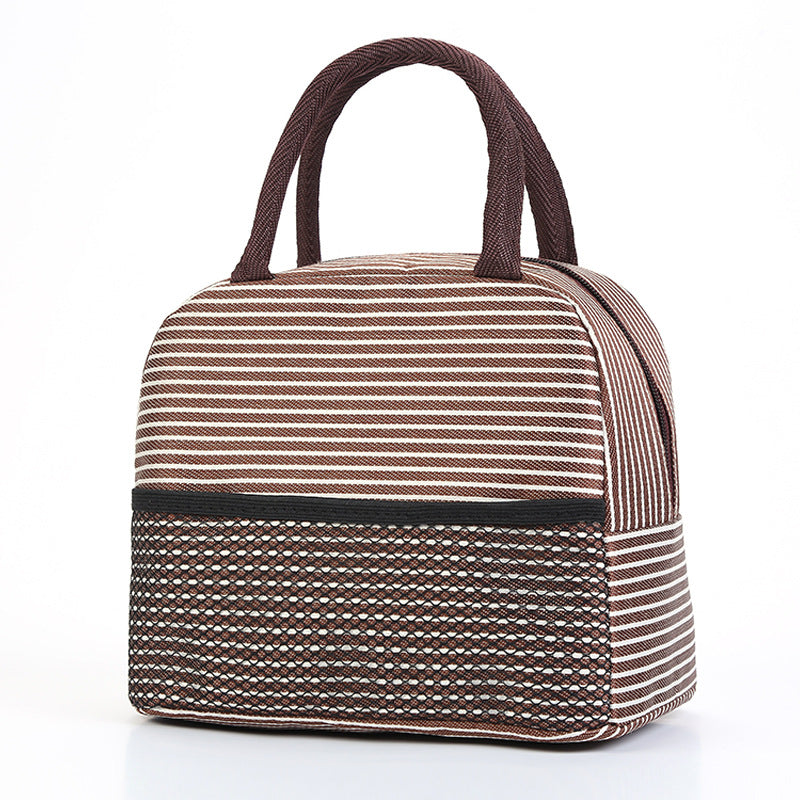 New Classic Striped Lunch Box