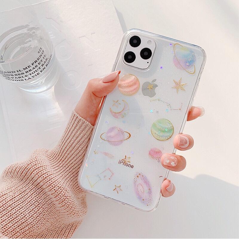 Starry Sky Shining Powder Drops Glue Mobile Phone Case