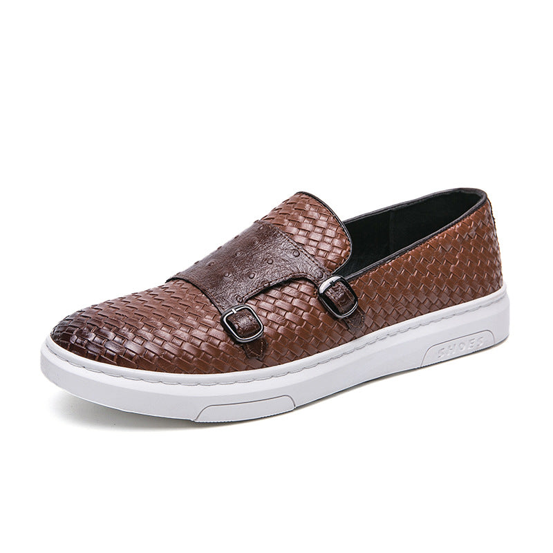 Low-top Sneakers Leather One Pedal Loafers