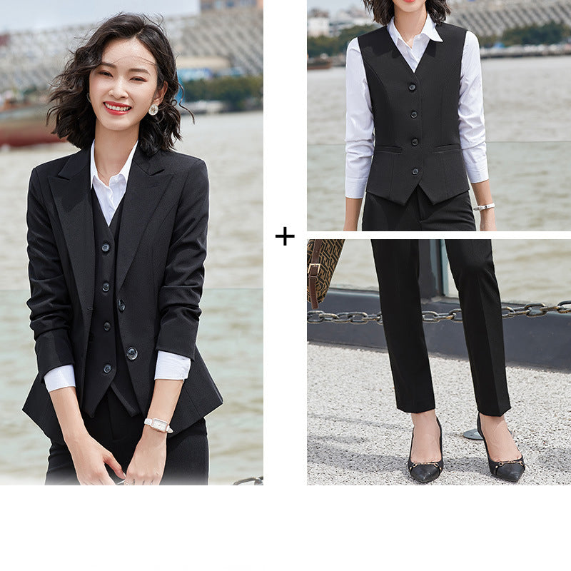 Fashion Lady Simple Little Man Blazer Suit