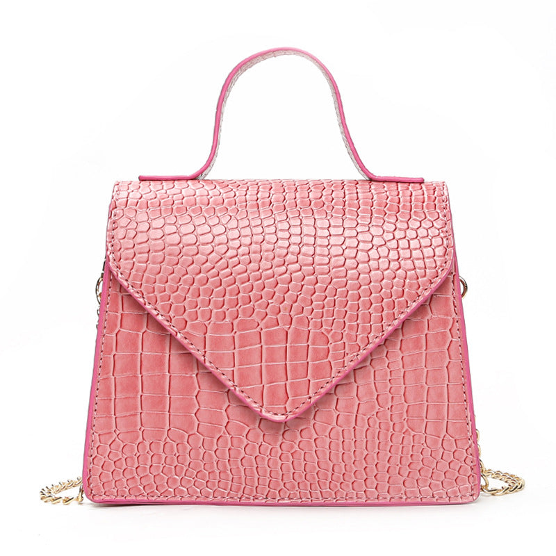 PU Chain Portable Shoulder Crossbody Bag