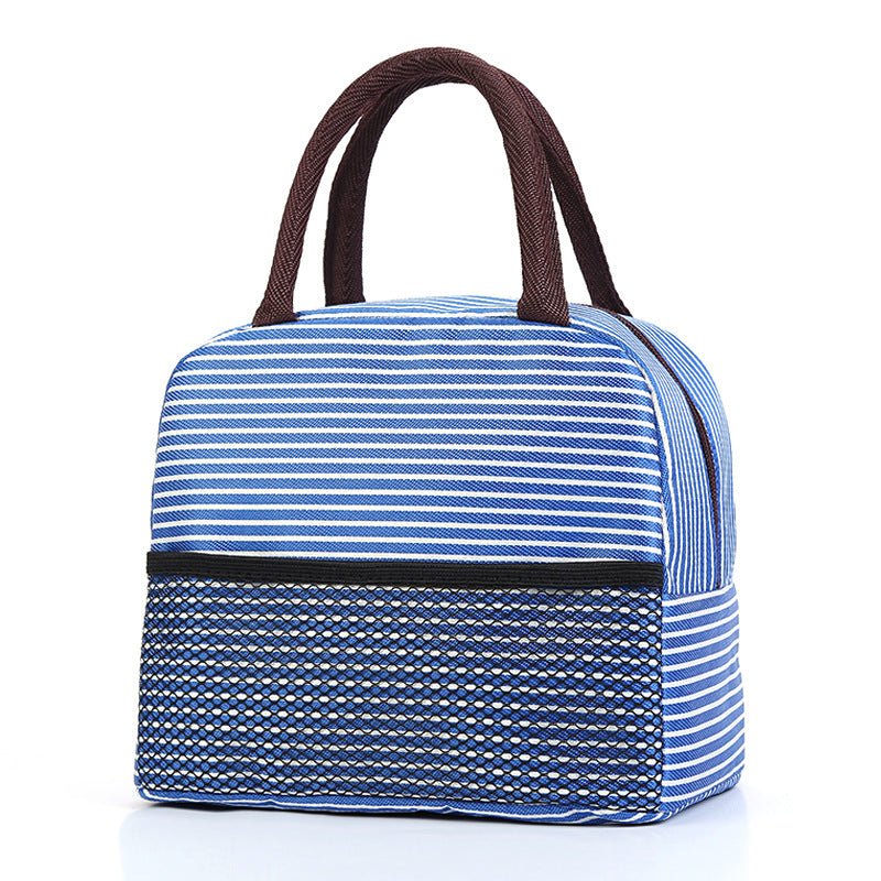 New Classic Striped Lunch Box