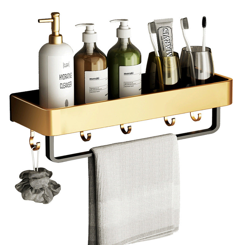 Bathroom Perforated Towel Storage Rack