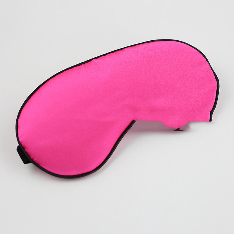 1PC Safety Goggles Pure Silk Sleep Eye Mask Padded Shade Cover Travel Relax Aid Blindfold New