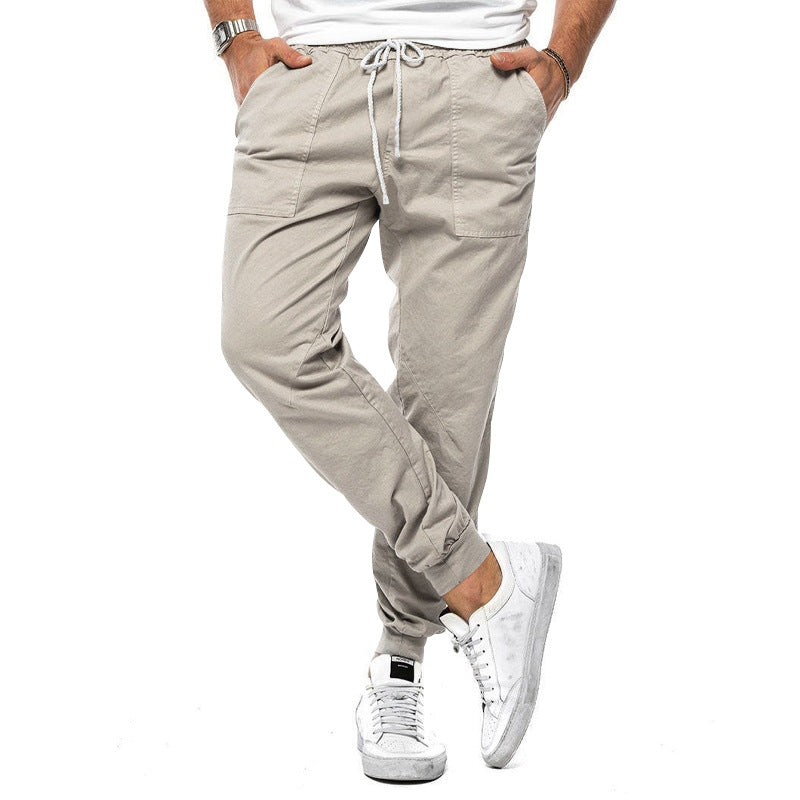 Spring And Autumn Men's Casual Pants Loose Tappered Trousers Leisure Sports Outdoor Overalls