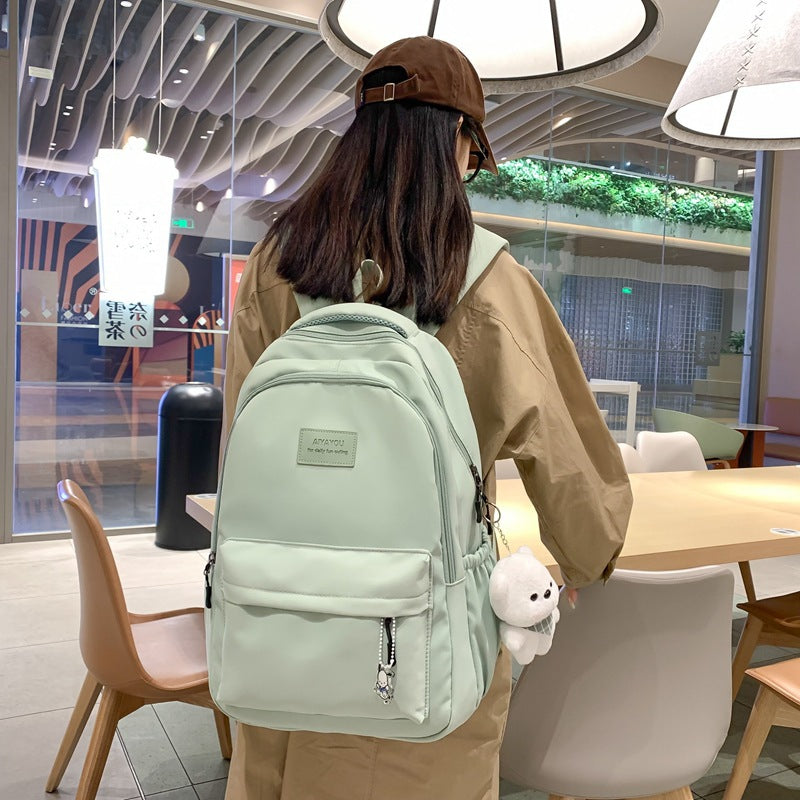 Simple And Versatile, Large Capacity Ins Backpack For Women