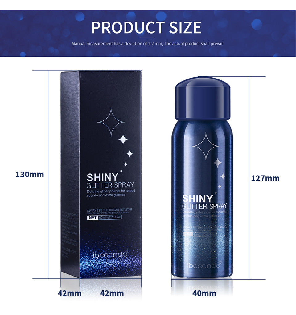 Glitter Spray 60ml Nightclub Party Body Starry Sky