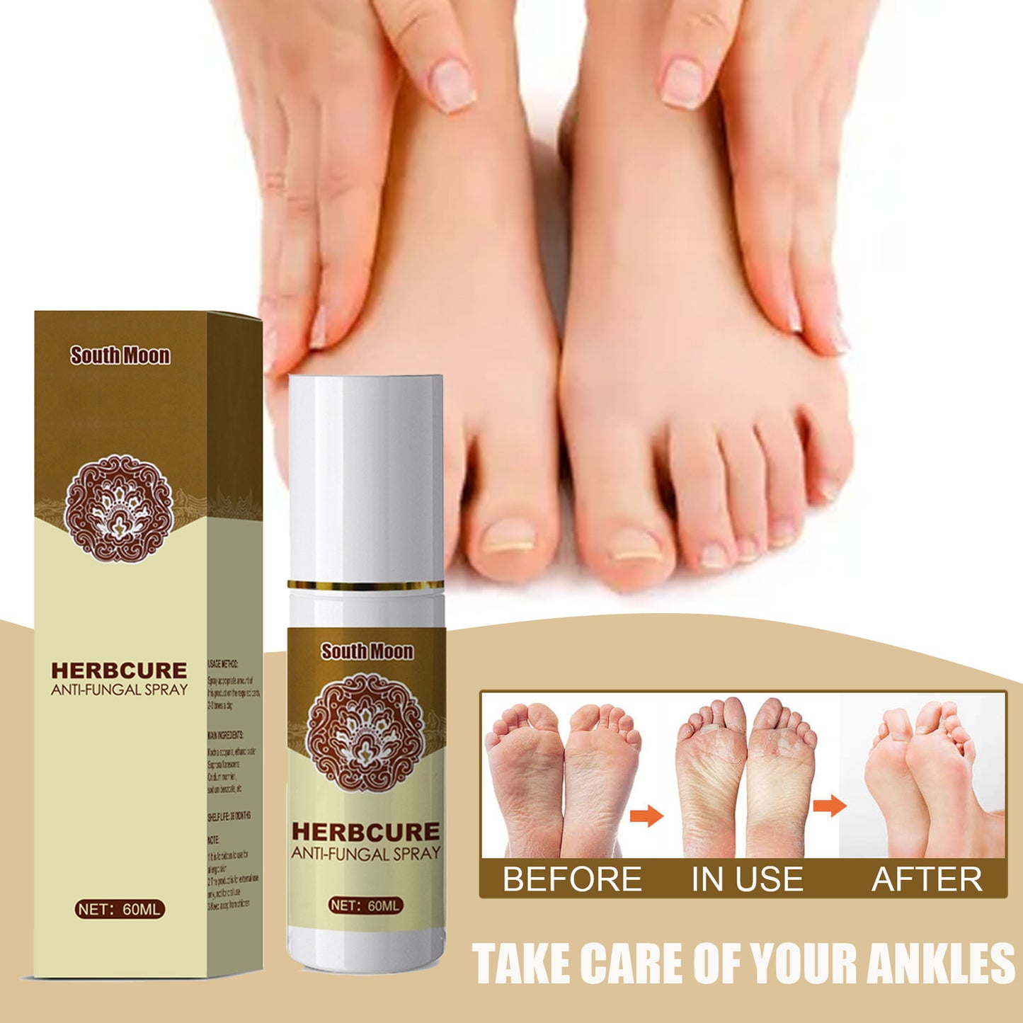 Herbal Foot Spray Deodorant And Dehumidifier