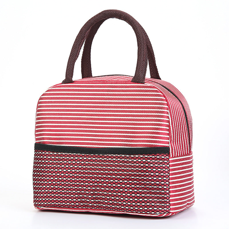 New Classic Striped Lunch Box