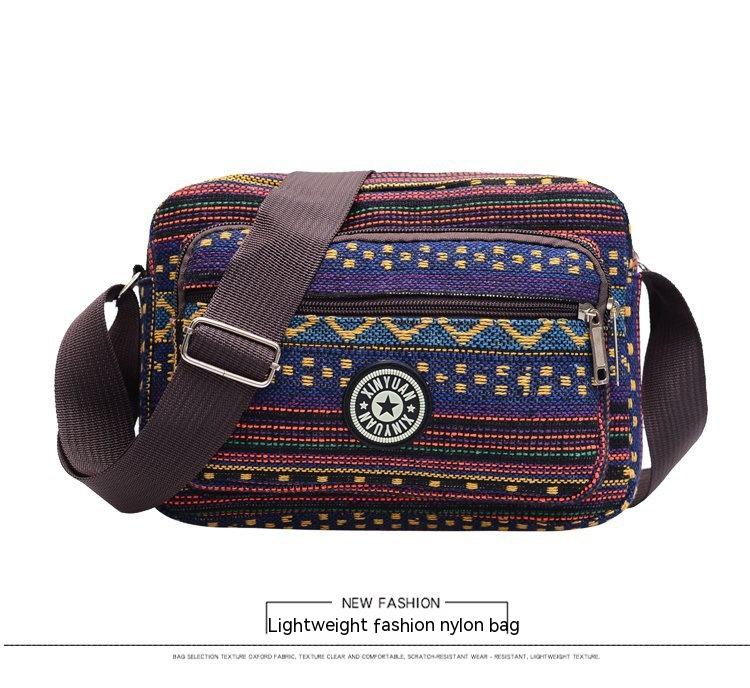 Ethnic Style Multi-layer Large Capacity Shoulder Bag