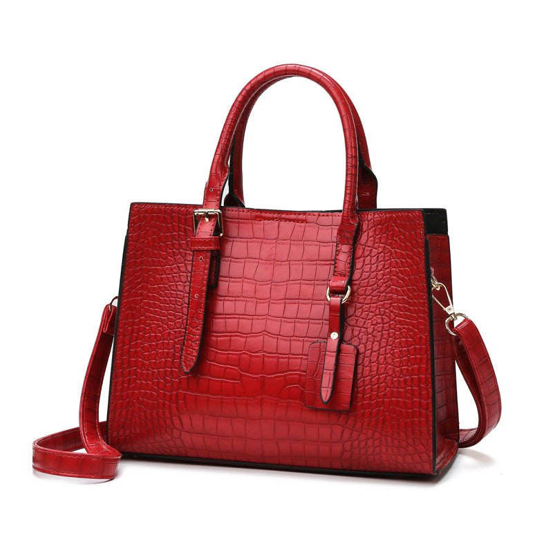 Patent Leather Pattern Fashion Bag Women