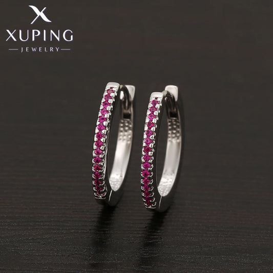 Xuping Jewelry Summer Sale Fashion Newly Trendy Simple Women Huggies Earring on Promotion ZB231