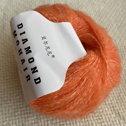 Soft Mohair Yarn for DIY Knitting, Baby Wool, Crochet Yarn, Hand Knitting, Sweater Shawl, Socks, Acrylic Plush Thread, 25g Ball