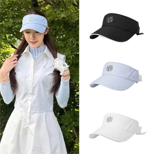 Women's Solid Visor - Ladies Visor Hat. Golf Visor , UV Protection for Running, Tennis, Beach