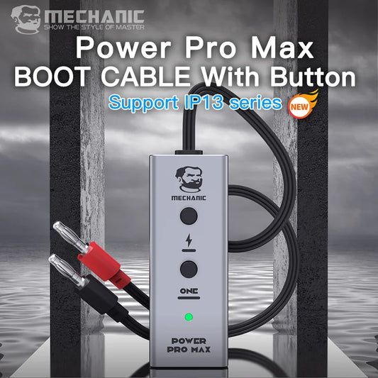 MECHANIC Power Pro Max BOOT CABLE With Button for iPhone 6 -14 Pro max Phone Repair One Button Button Power On Cable tools set